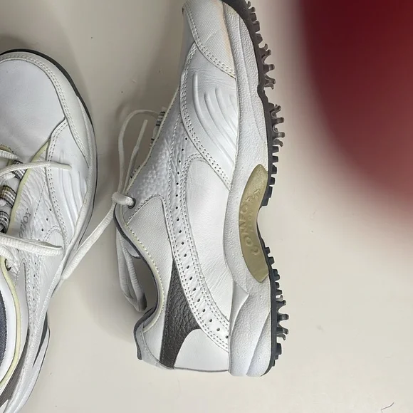 Footjoy ecomfort  98621 womens leather golf shoes with soft cleats in size 7.5 - Picture 7 of 9